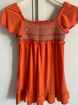 Blusa  con balza tg 12 Anni bambina Guess