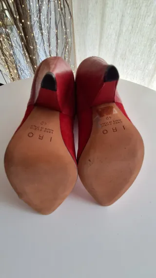 Botines IRO rojos NUEVOS Talla40