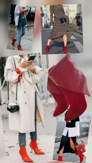 Botines IRO rojos NUEVOS Talla40