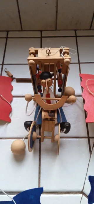 Trenes de madera para niños para habitación