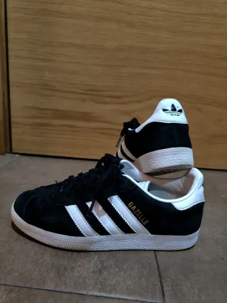 Zapatillas Adidas Gazelle Negras Blancas