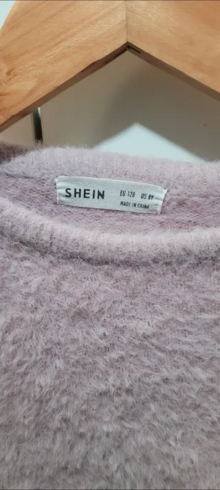 Jersey rosa peluche SHEIN talla S
