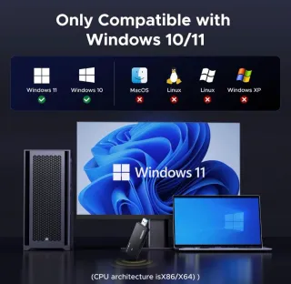 Adaptador WiFi 6 UGREEN AX1800 USB