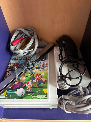 Consola Wii con Mario Party
