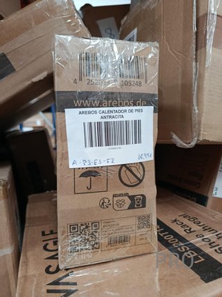 AREBOS Calentador de Pies Antracita