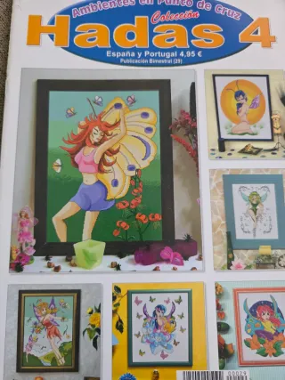 Revista Hadas Colección Punto de Cruz 4