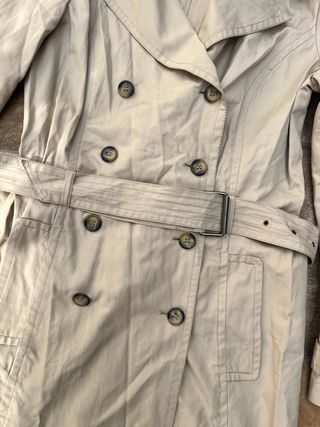 Trench Benetton Beige Taglia 46