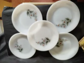 Plato Arcopal Margaritas Blanco