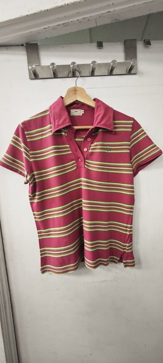 Polo de manga corta a rayas