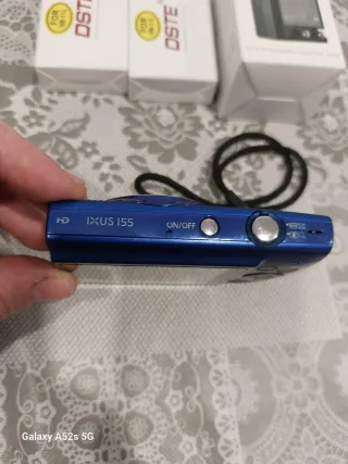 Cámara Canon Ixus 155 azul