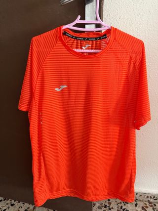 Camiseta Joma Naranja Rayas
