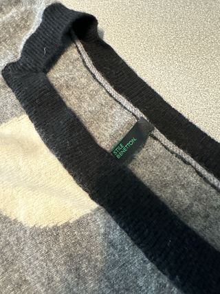 Miniabito a pois grigio e bianco