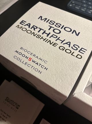 Swatch Omega Moonshine Gold Bioceramic