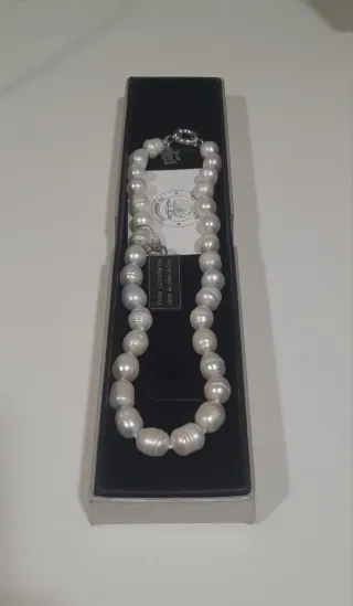 Collar Perlas Cultivadas Cierre Plata luxury Shop