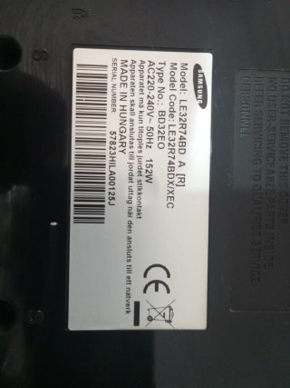 Samsung 40 TV sin HD