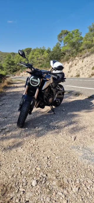 Honda CB650R Naked Negra/Plata