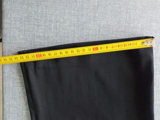 Pantalón negro acampanado efecto raso Vagum T.42