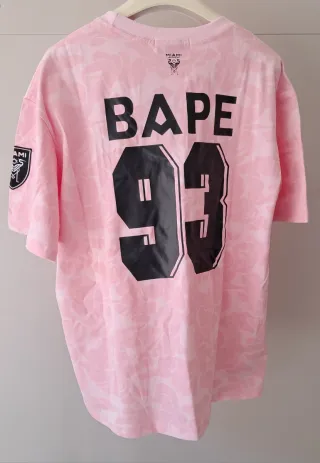 T-shirt BAPE Camuflaje Rosa Taglia XL
