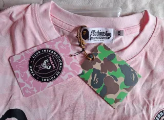 T-shirt BAPE Camuflaje Rosa Taglia XL