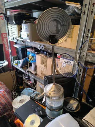 Lámpara de escritorio antigua