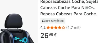Reposacabezas para niños (2 unidades)