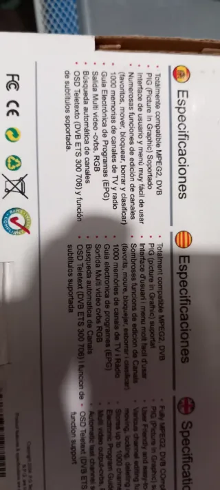 Receptor TDT NPG MINI DTR101A.No es HD, otros usos