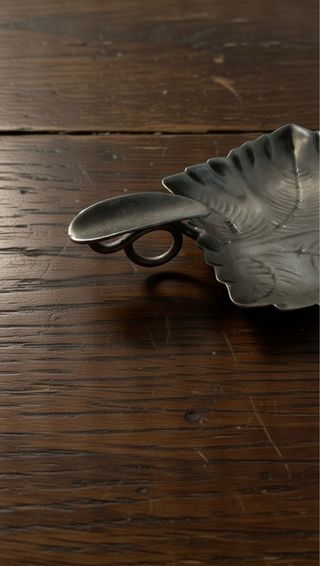 Cenicero Alpaca Vintage Hoja