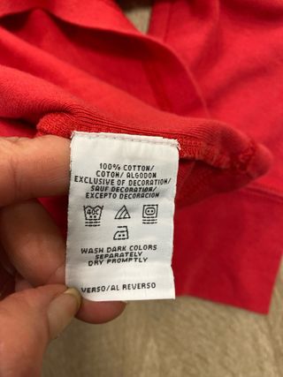 Tommy Hilfiger Felpa Uomo M Rossa vintage