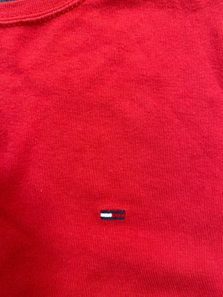 Tommy Hilfiger Felpa Uomo M Rossa vintage