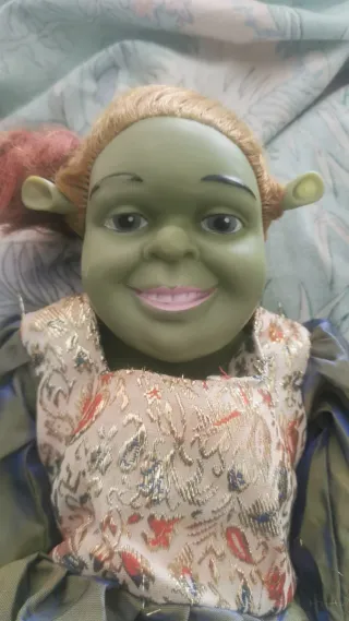 Bambole Shrek e Fiona. Bambola Vintage