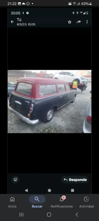 Peugeot 403 1400 cc sette posti del 1964. 1300 euro