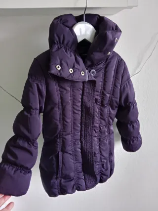 Giacca piumino viola bambina tg 2 anni