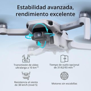 Pack DJI Mini 4K con cámara, dron con cámara 4K UH