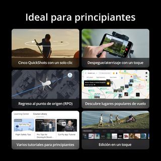 Pack DJI Mini 4K con cámara, dron con cámara 4K UH