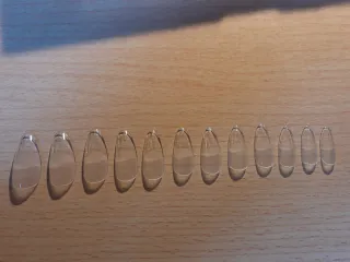 Tips de Gel Suave Medio Almendrado (Transparentes)