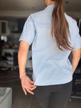 Camisa SHEIN azul talla XS