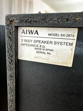 Altavoces AIWA SX-Z873 Negros