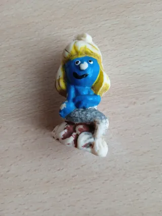 Figura di Puffo in PVC da collezione