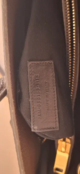 Borsa Saint Laurent Sac De Jour Pelle Martellata