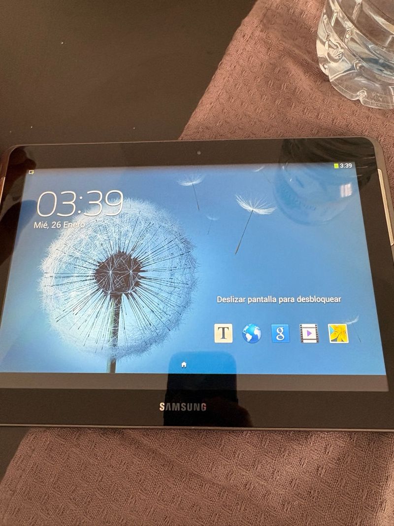 Tablet Samsung Negra/Plateada
