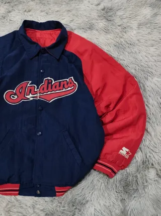 Chaqueta Starter Vintage MLB Indians