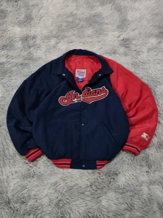 Chaqueta Starter Vintage MLB Indians