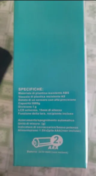 Bilancia da cucina ARRANDO 5kg nuova