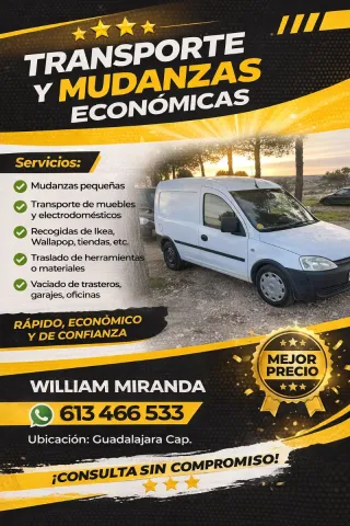 Transporte y Mudanzas Económicas en Guadalajara/