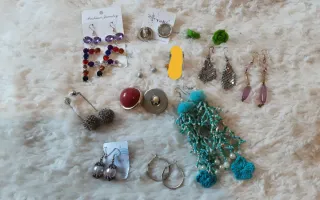 Lotto 11 paia orecchini