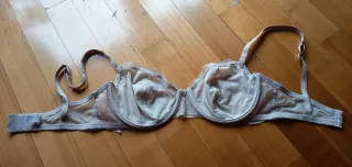 Reggiseno con ferretto beige pizzo