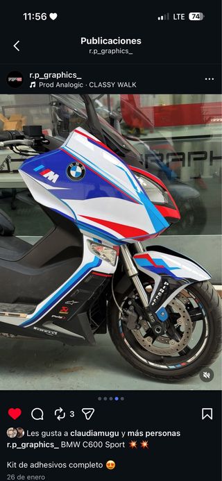 Kit Adhesivos BMW C600 Sport