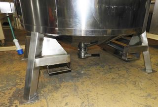 Depósito INOX 1m³ con resistencia