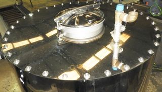 Depósito INOX 1m³ con resistencia