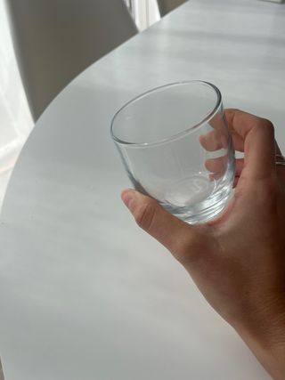 Vasos de cristal transparentes 200ml x6